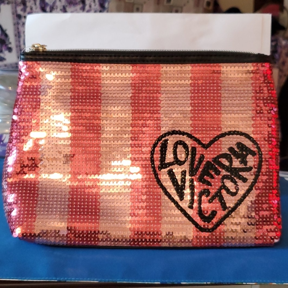 Victoria's Secret sequence make up bag